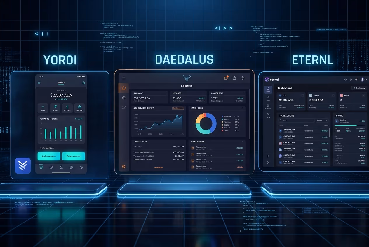 Сравнительный обзор интерфейсов лучших ADA‑кошельков best ada wallet