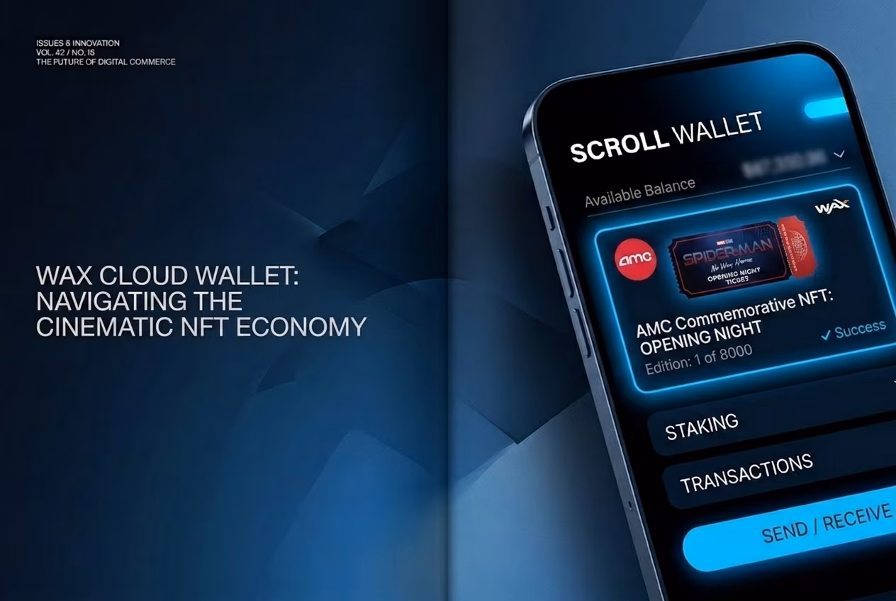 Интерфейс WAX Cloud Wallet показывает amc nft wallet