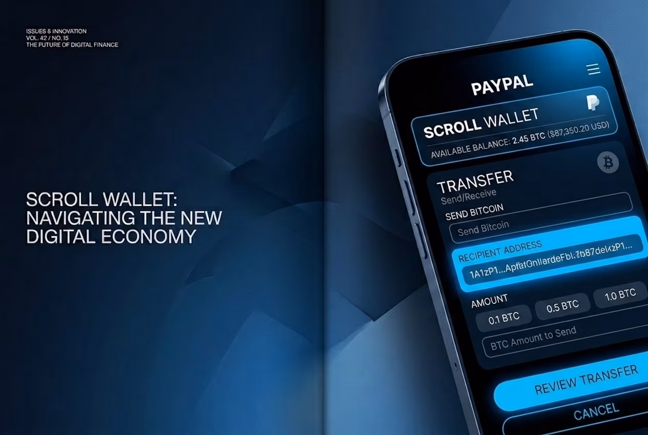 Интерфейс PayPal показывает перевод биткоинов в PayPal