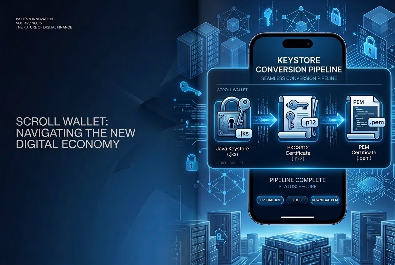 Конвертирует JKS → PKCS#12 → PEM для keytool