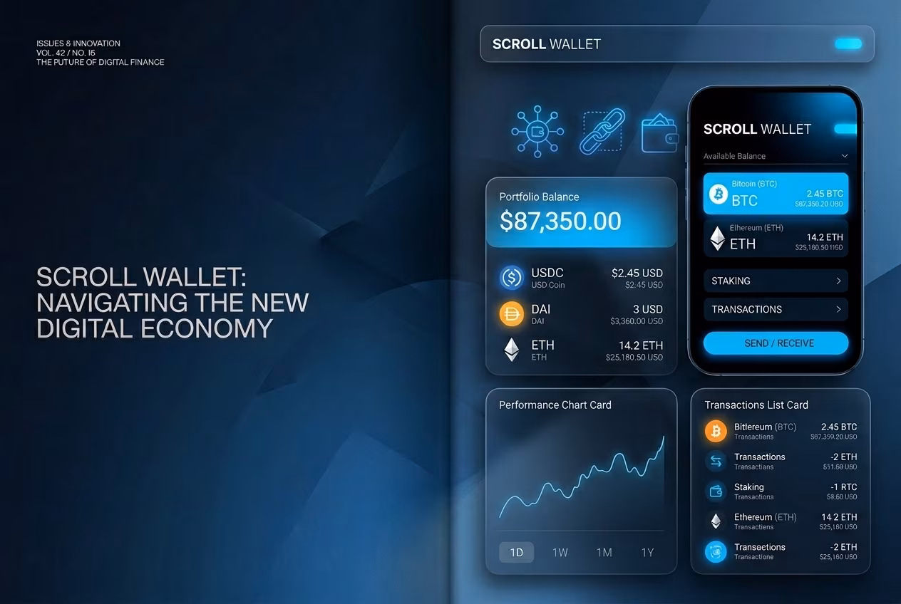Интерфейс Scroll Wallet демонстрирует лучший coin wallet Reddit