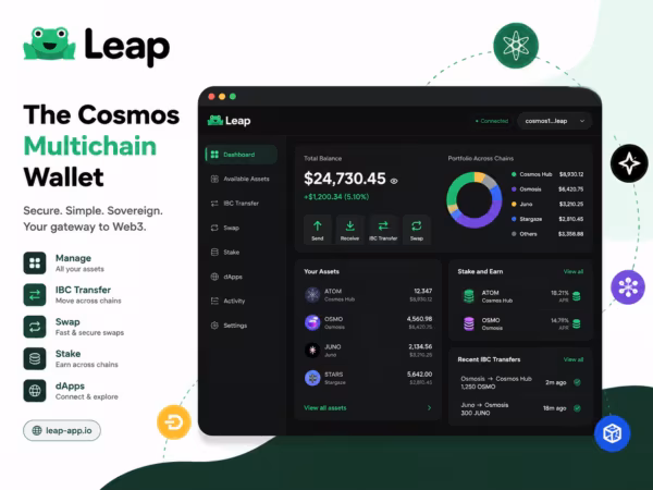 leap extension wallet для Cosmos и мультисети