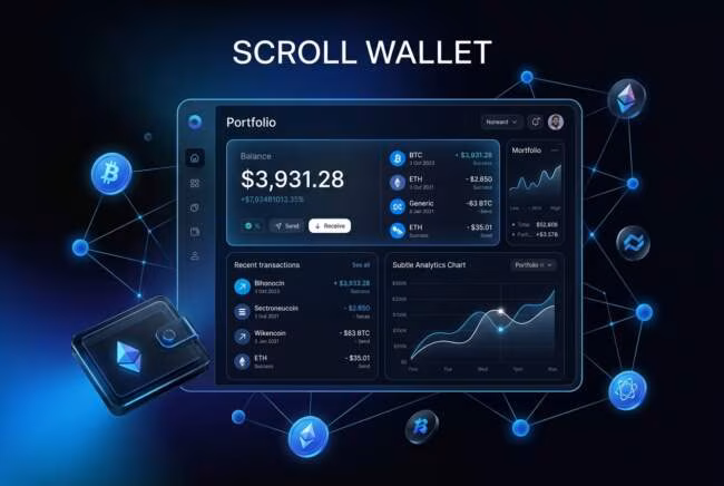 safe wallet app с балансом, монетами и графиками