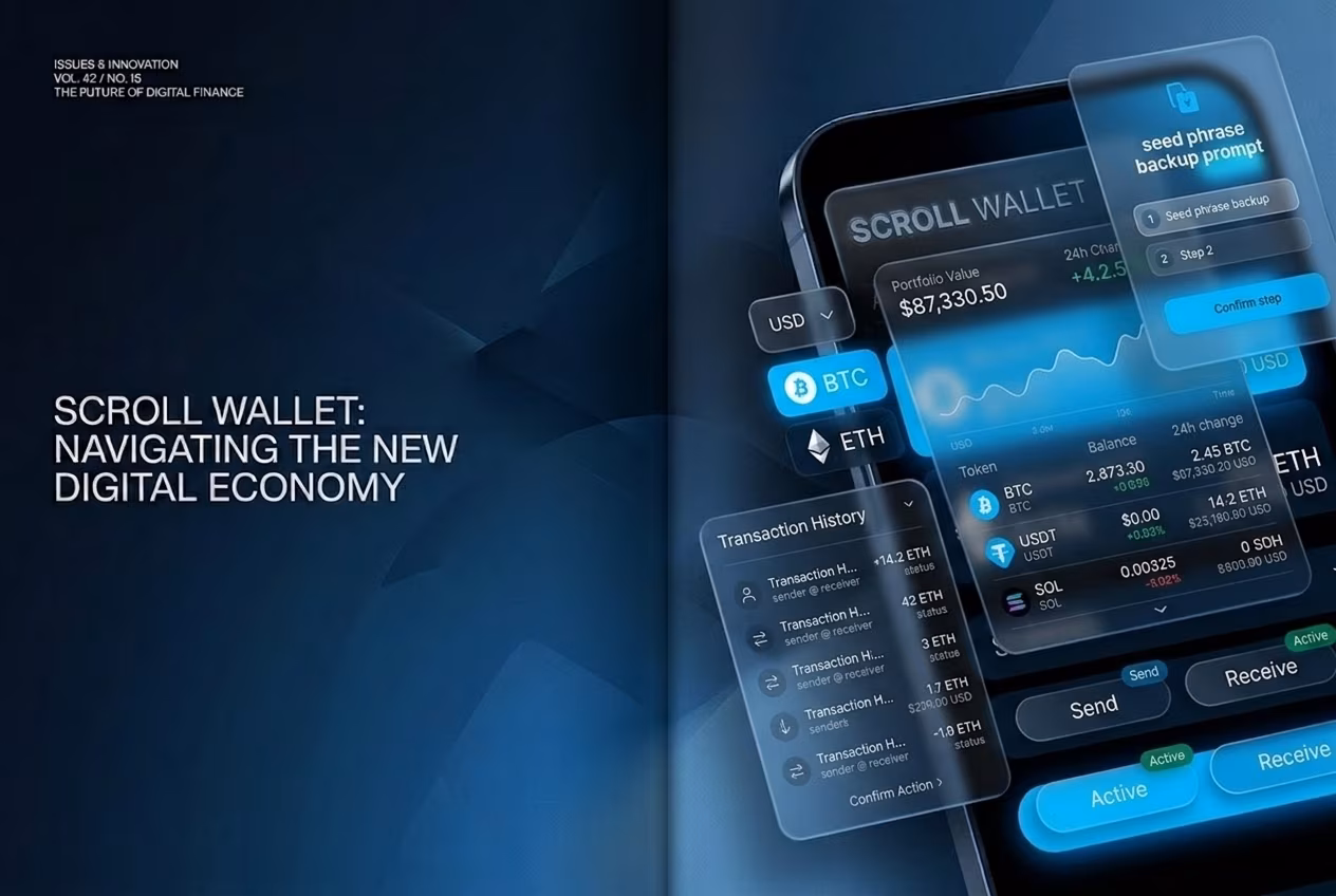 XDC wallet app onboarding balance and send-receive flow