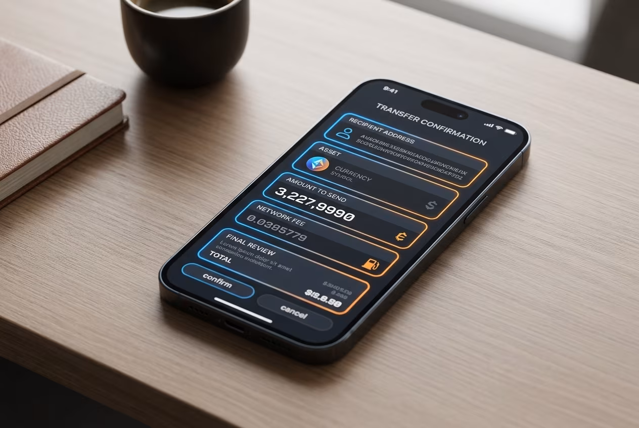Jaxx Liberty wallet balance and fiat payout flow on smartphone