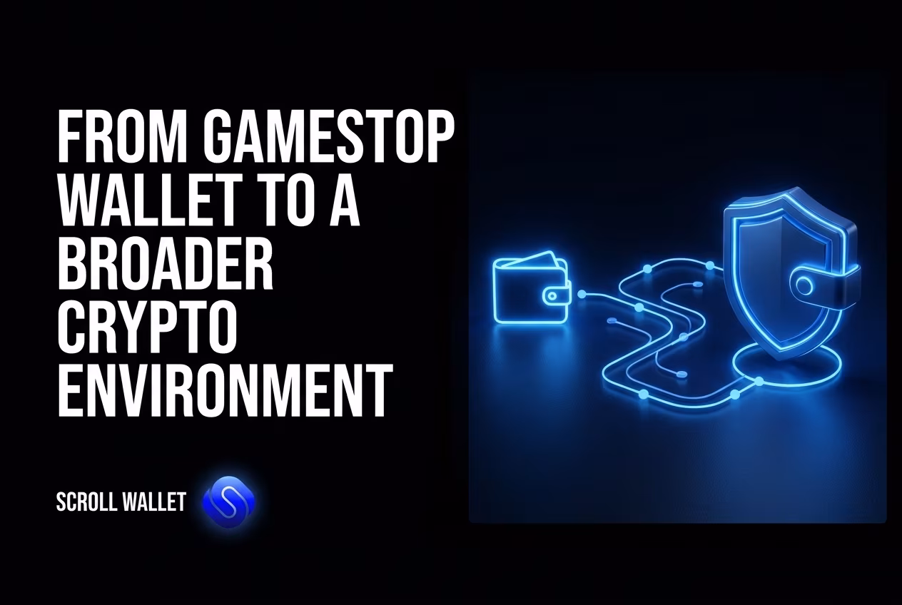 GameStop wallet user journey migrating to broader crypto wallet environment