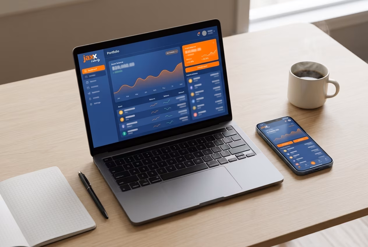 User restoring Jaxx Liberty wallet across two smartphones seamlessly