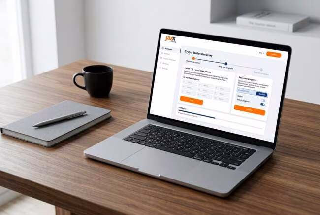 jaxx wallet recover without phrase через локальные данные и устройства