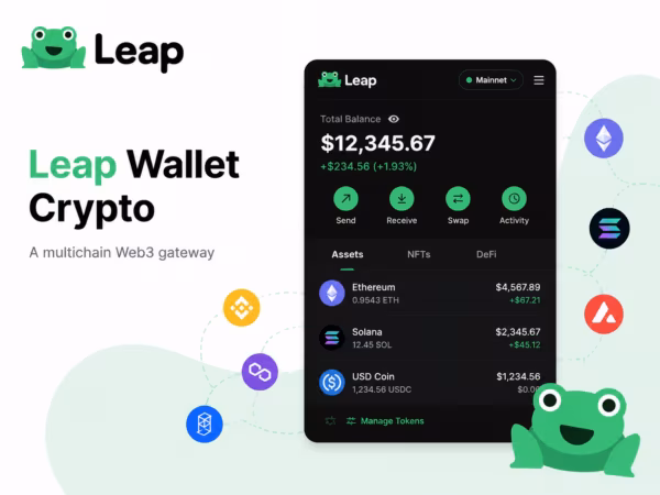leap wallet crypto для multichain Web3 кошелька