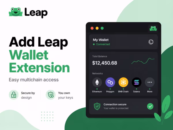 add leap wallet extension для multichain доступа и Web3