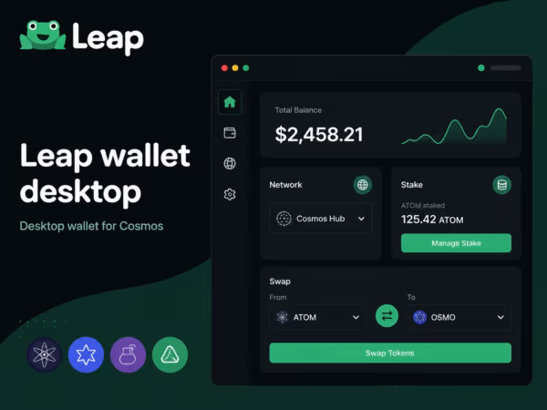 leap wallet desktop для управления Cosmos на рабочем столе