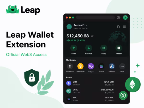leap wallet extention официальный гайд по Web3 доступу