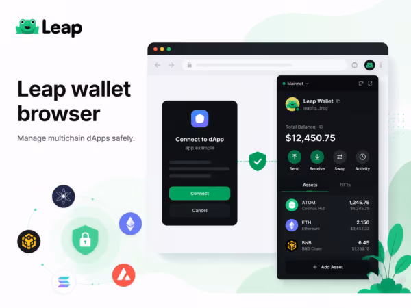 leap wallet browser для dApps и управления активами
