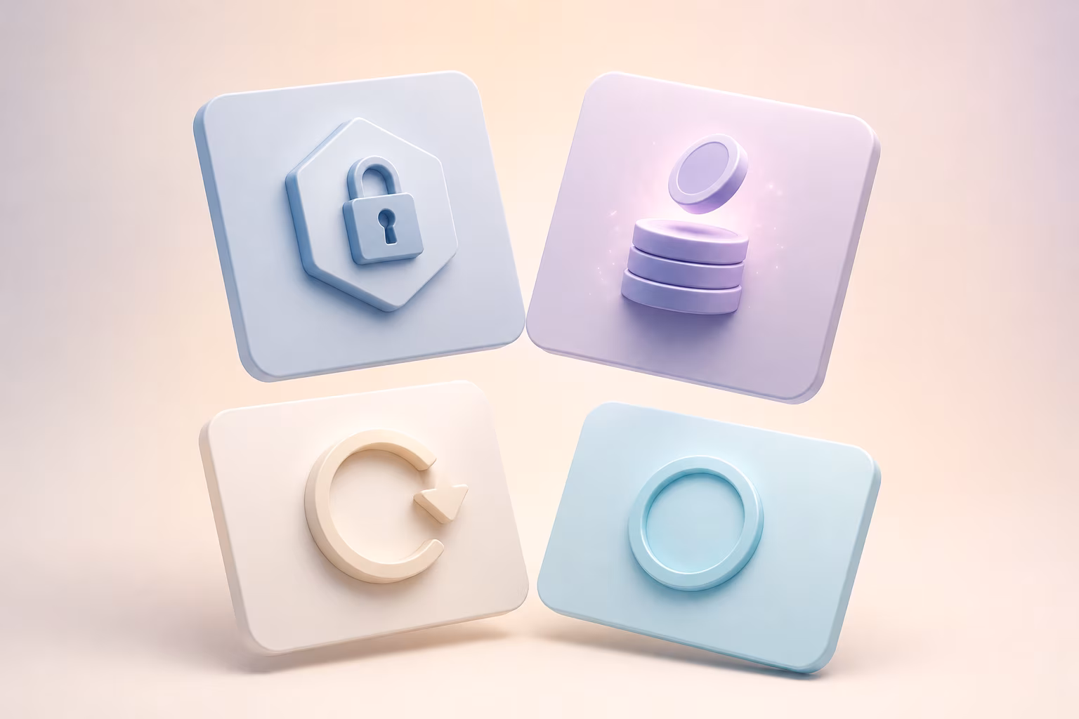 Four balance states in crypto staking rewards and withdrawal lifecycle