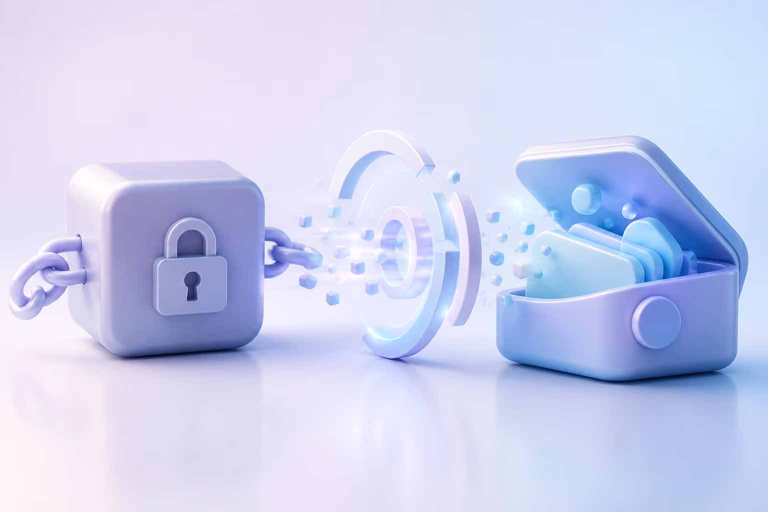 Staking lockup releasing assets into open crypto wallet access