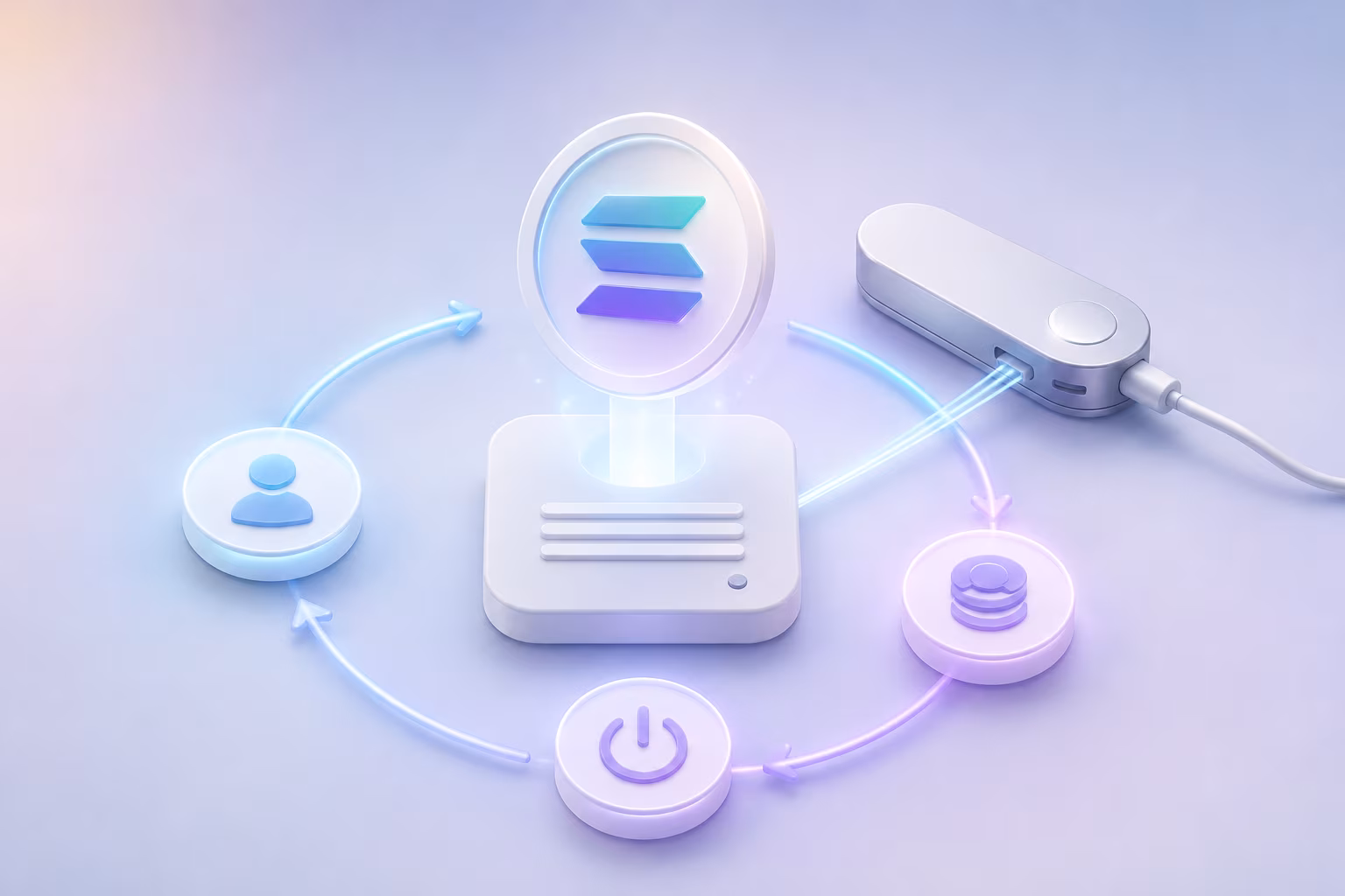Solana stake account lifecycle shown in Ledger-connected wallet interface